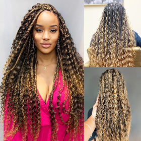 OKVOKV human hair bundles for braiding packaging