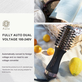 Olaermoso Dual Voltage Blow Dryer Brush side view