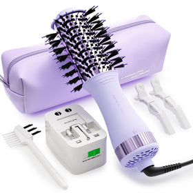 Olaermoso Dual Voltage Hair Dryer Brush front view