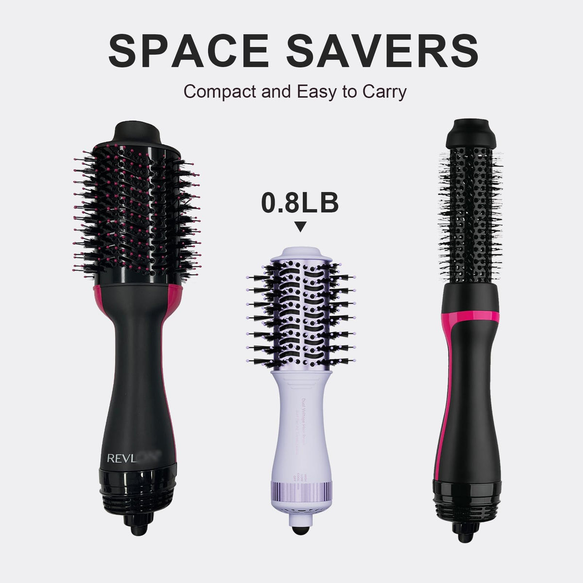 Olaermoso Dual Voltage Hair Dryer Brush packaging