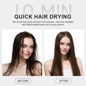 Olaermoso Dual Voltage Hair Dryer Brush side view