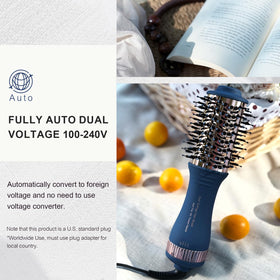 Olaermoso hair dryer brush with Nano Titanium barrel