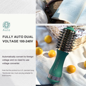 Olaermoso travel hair dryer brush with 360° swivel cord