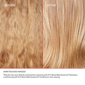 Olaplex bonding oil applied to hair