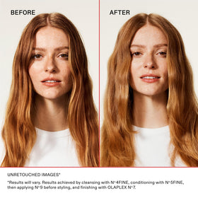 Olaplex FINE Hair Kit shampoo bottle with label details