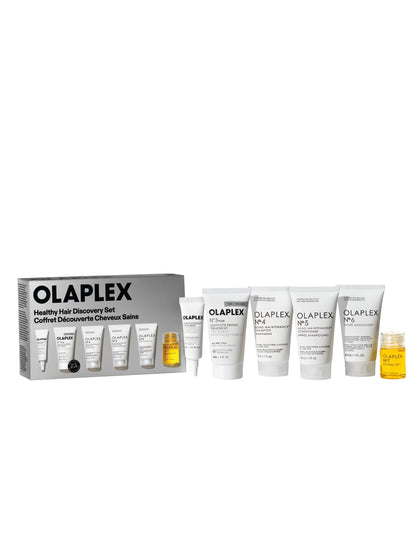 Olaplex Healthy Hair Discovery Set front view with all products