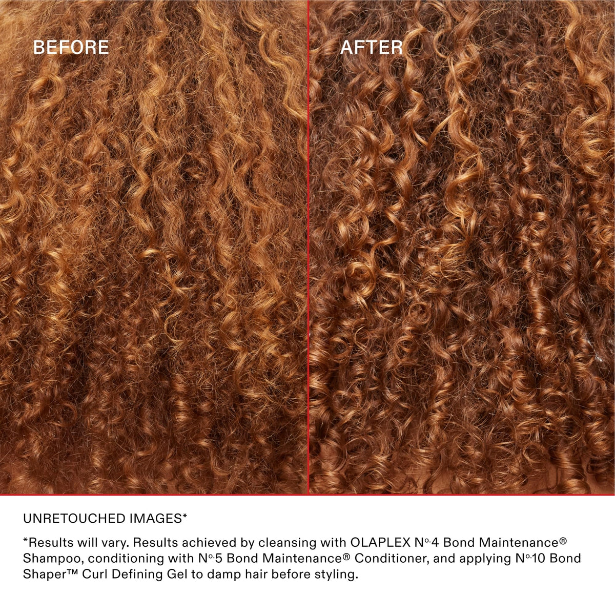 Olaplex N°.10 Bond Shaper Curl Defining Gel 200 mL with texture on hand