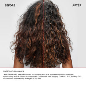 Olaplex N°.3PLUS application on hair strands