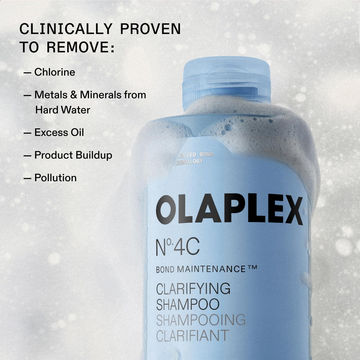 Olaplex N°.4C Bond Maintenance Clarifying Shampoo 250 mL with lather