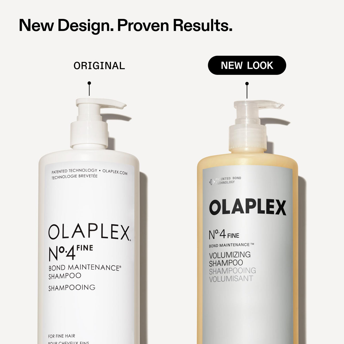Olaplex N°.4FINE shampoo bottle side view