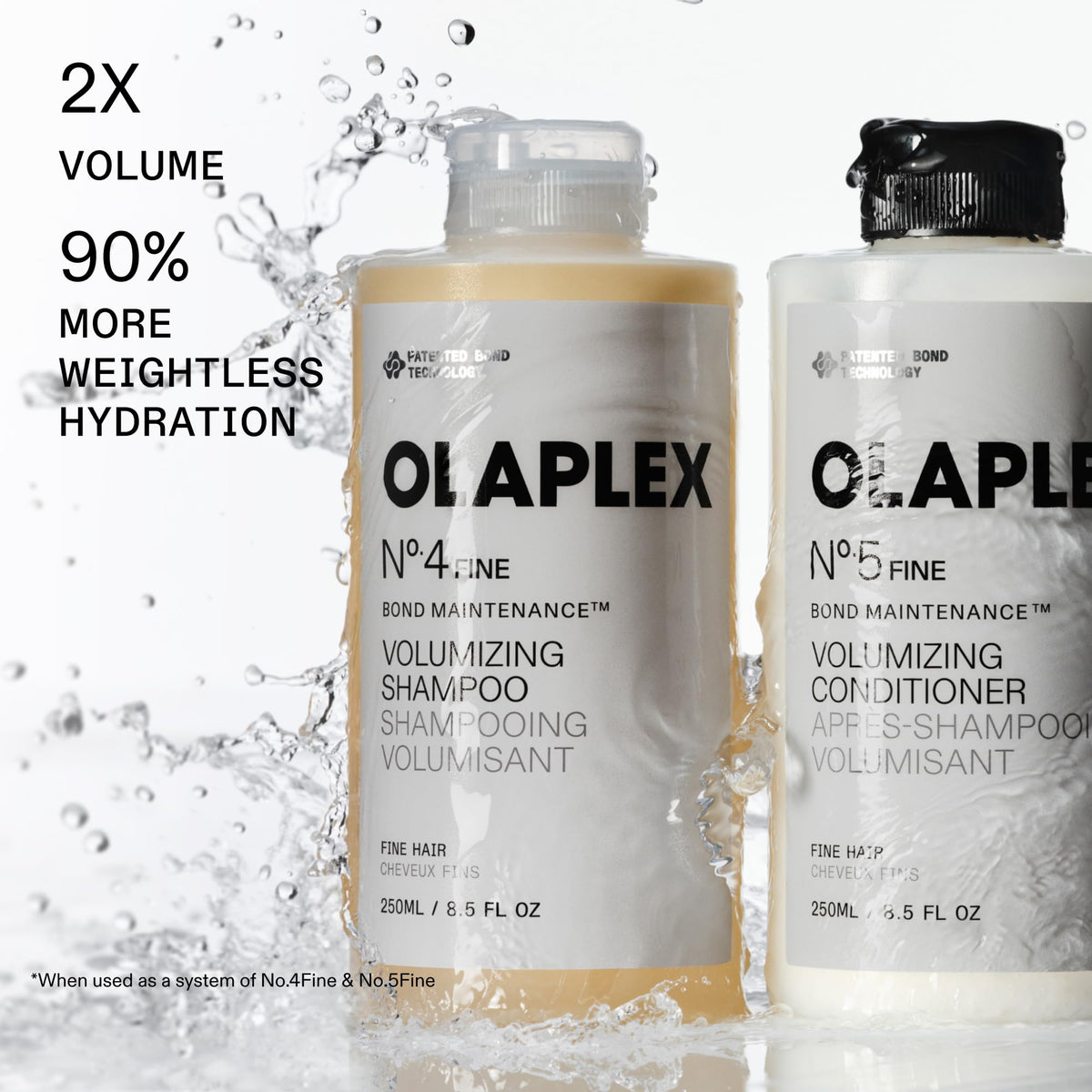 Olaplex N°.4FINE Volumizing Shampoo 250 mL with pump