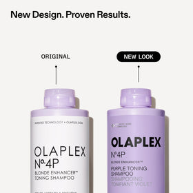 Olaplex N°.4P Blonde support Purple Shampoo bottle side view