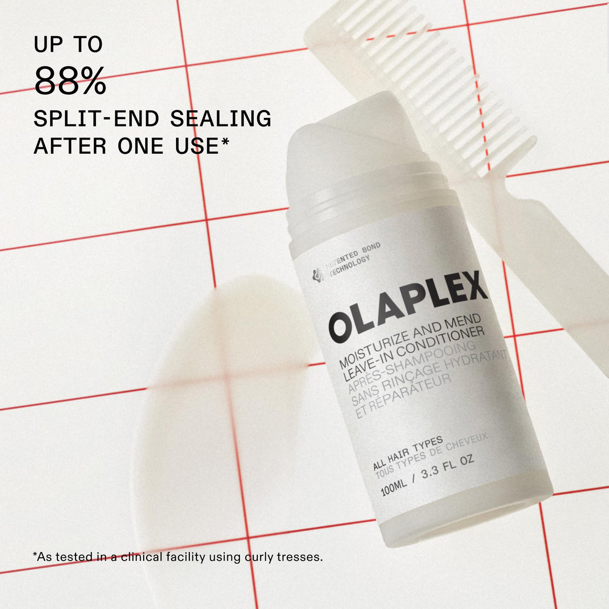 Olaplex N°.5 Leave-In Conditioner 100 mL with texture close-up