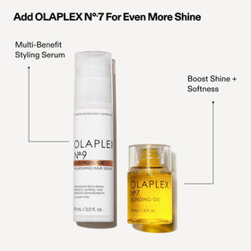 Olaplex N°.9 Bond Protector Hair Serum with styling tools