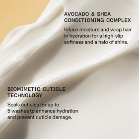 Olaplex Rich Hydration Mask showing results on hair