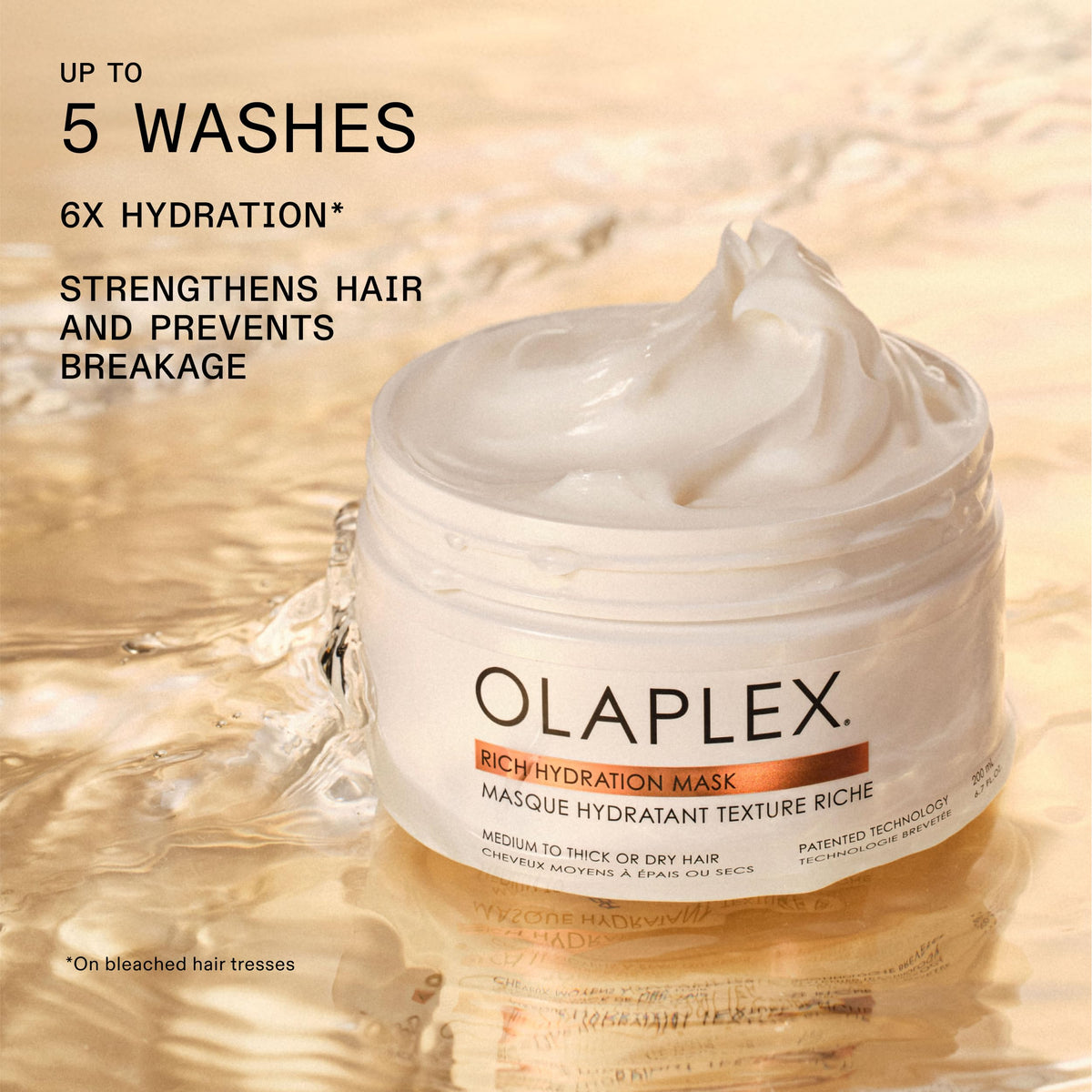 Olaplex Rich Hydration Mask texture close-up