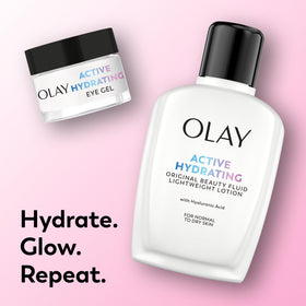 Olay Active Hydrating Moisturizing Lotion 6 fl oz with flowers