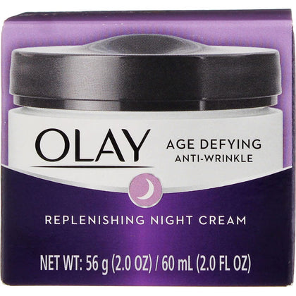 Olay Age Defying Anti-Wrinkle Night Cream 2 oz front view