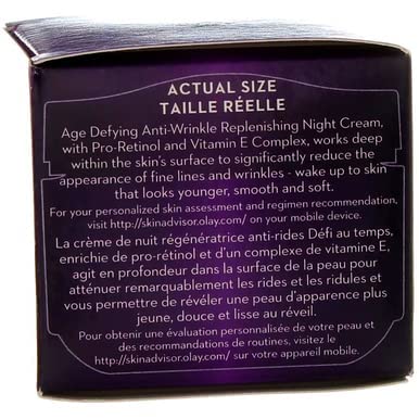 Olay Age Defying Anti-Wrinkle Night Cream lifestyle shot