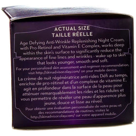 Olay Age Defying Anti-Wrinkle Night Cream texture close-up