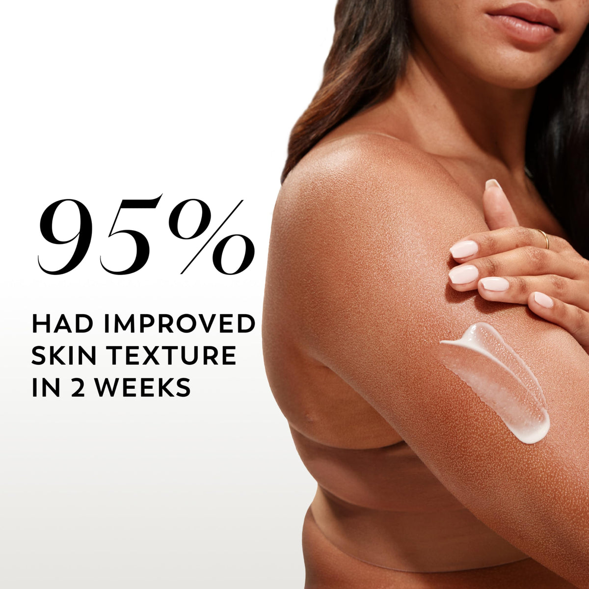 Olay Age Defying Body Lotion back view with ingredients