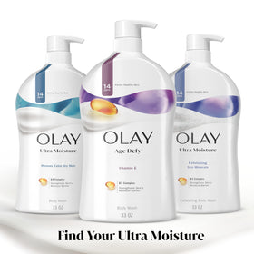 Olay Age Defying Body Wash with body lotion