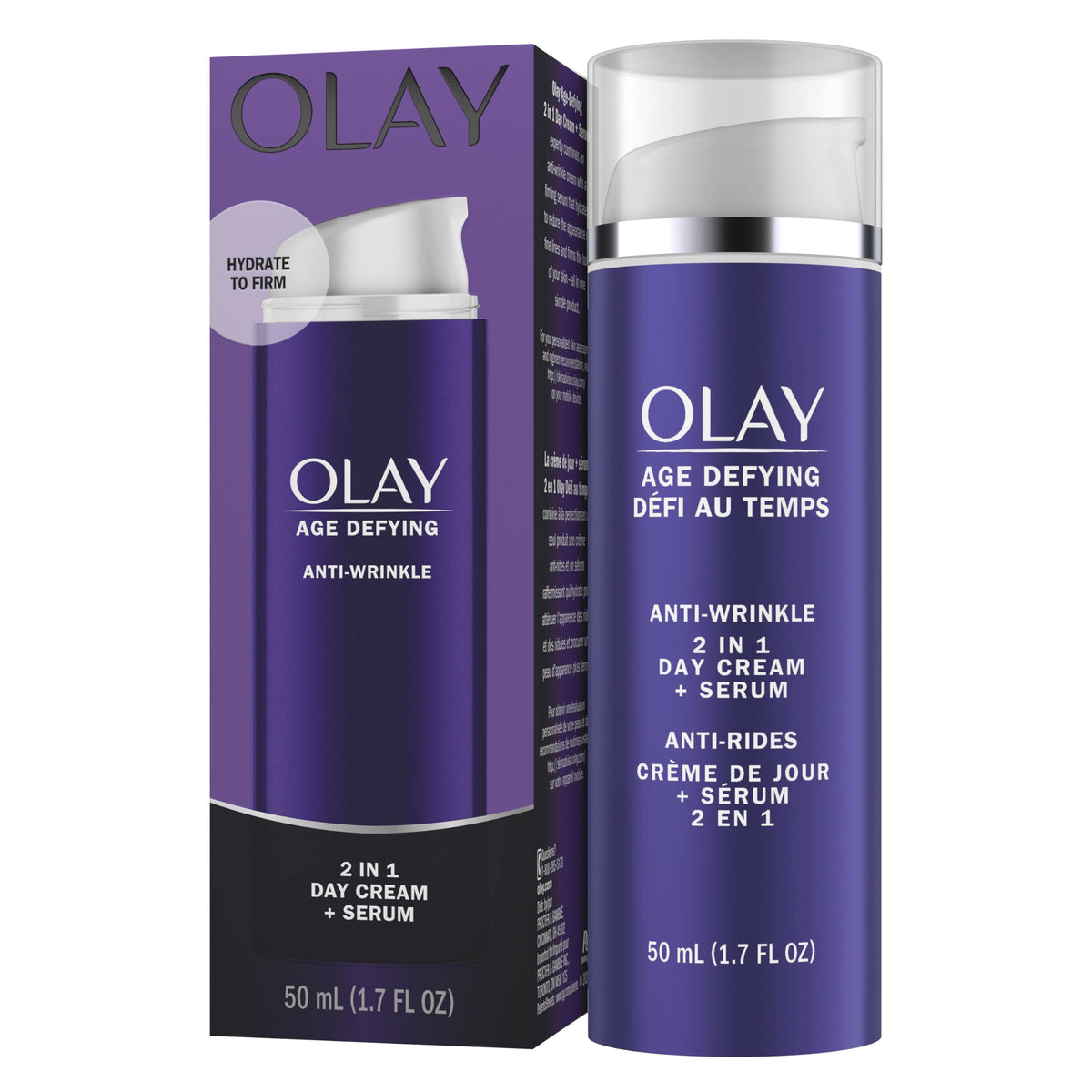 Olay Age Defying cream in a skincare routine