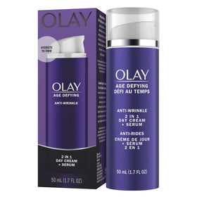 Olay Age Defying cream in a skincare routine