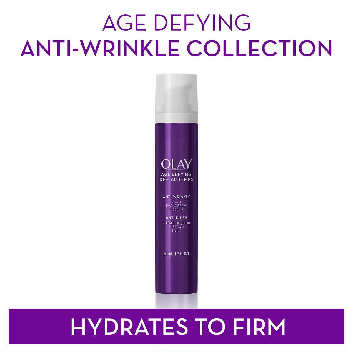Olay Age Defying product on a bathroom counter