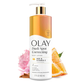 Olay Body Lotion 17 fl oz front view with AHA serum