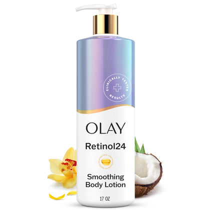 Olay Body Lotion Smoothing Retinol Serum 17 fl oz front view