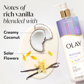 Olay Body Lotion Smoothing Retinol Serum lifestyle scene