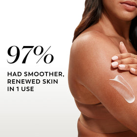 Olay Body Lotion Smoothing Retinol Serum texture close-up