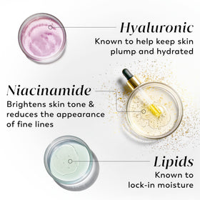 Olay Body Lotion texture on hand