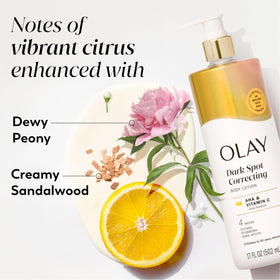 Olay Body Lotion texture on skin