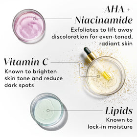 Olay Body Lotion with citrus and peony background