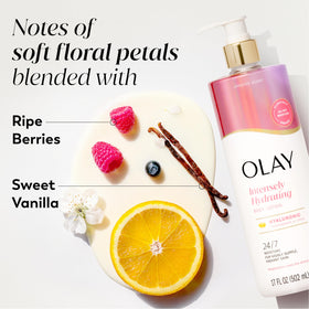 Olay Body Lotion with Vitamin B3 Complex ingredients