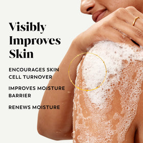 Olay Body Wash 20 fl oz back view showing ingredients list