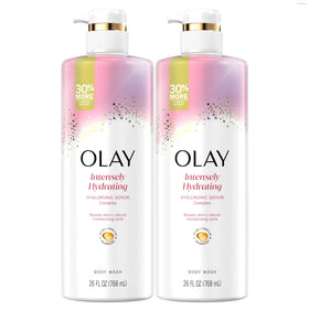 Olay Body Wash 26 fl oz front view with creamy lather