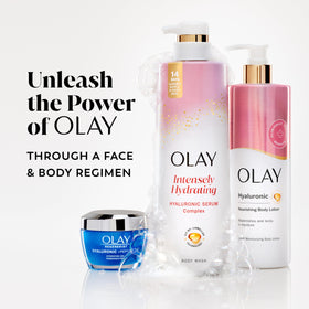 Olay Body Wash bottle side view