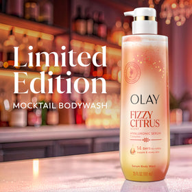 Olay Body Wash Fizzy Citrus back view