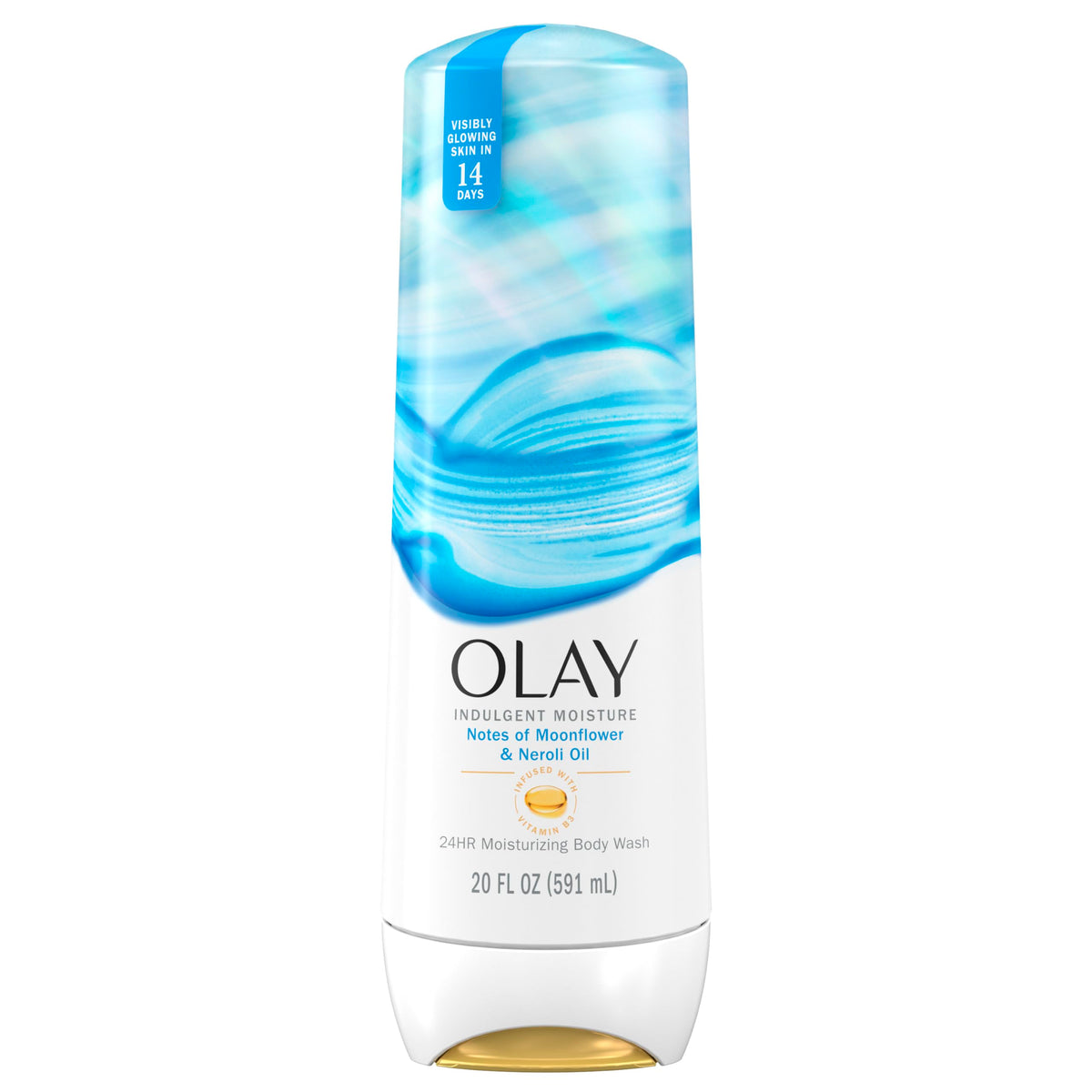Olay Body Wash Indulgent Moisture 20 fl oz front view