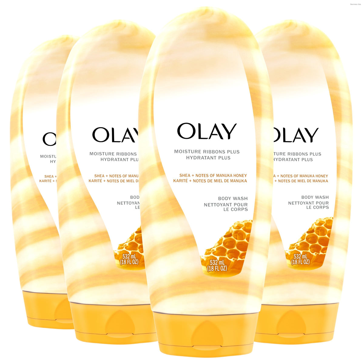 Olay Body Wash Moisture Ribbons Plus 18 fl oz front view