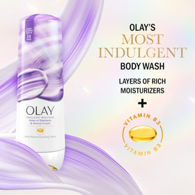 Olay Body Wash packaging with luxurious design
