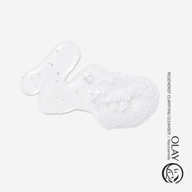 Olay Clarifying Daily Facial Cleanser pump bottle side view