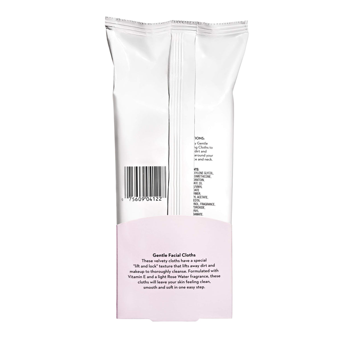 Olay Cleanse Makeup Remover Wipes close-up of packaging details