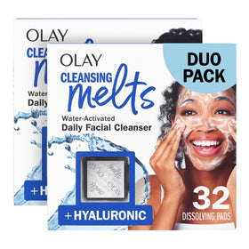 Olay Cleansing Melts face wash front view of packaging