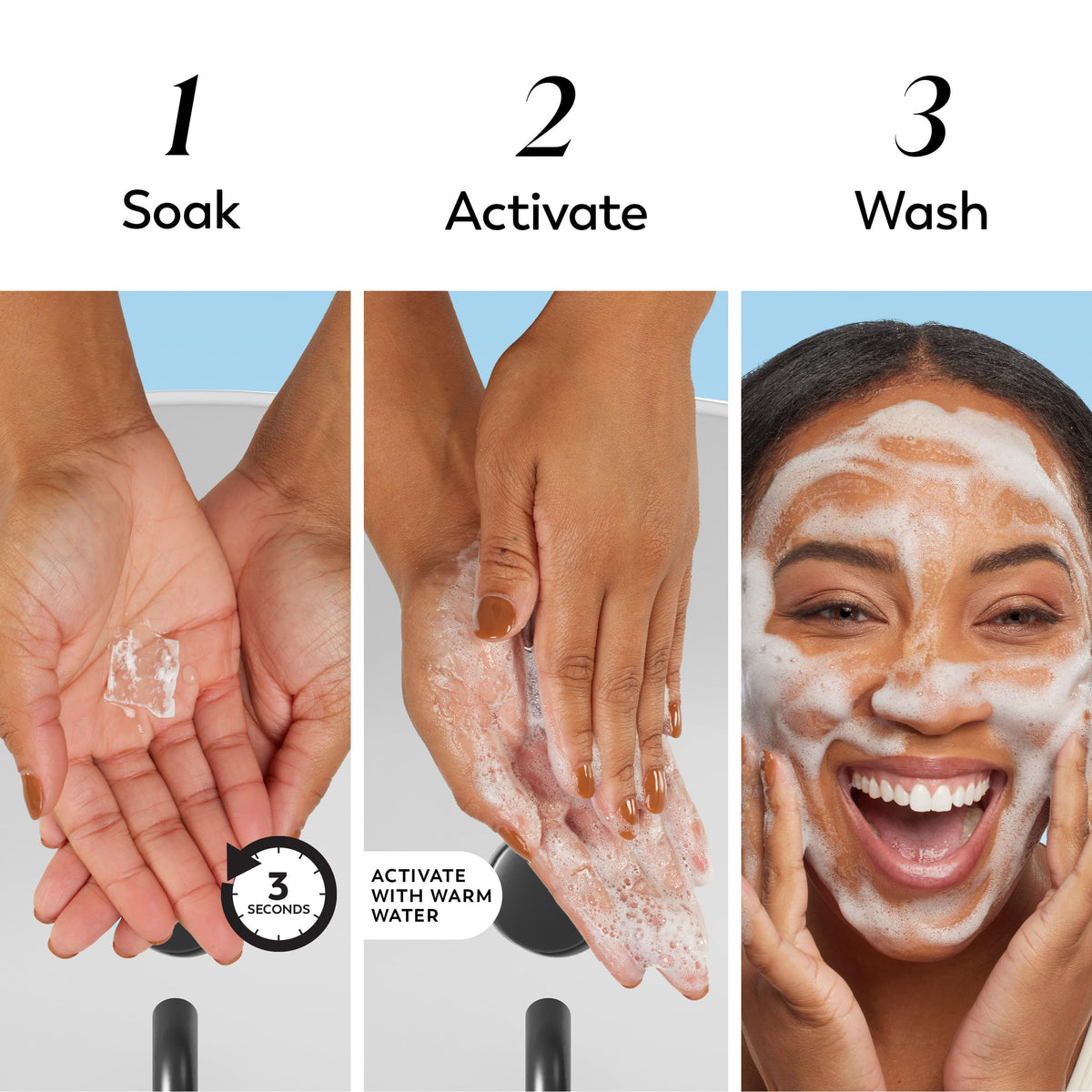 Olay Cleansing Melts Gentle pads in a travel setting