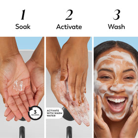 Olay Cleansing Melts Gentle pads in a travel setting
