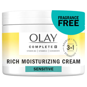 Olay Complete+ Rich Moisturizing Cream 8.5 oz front view